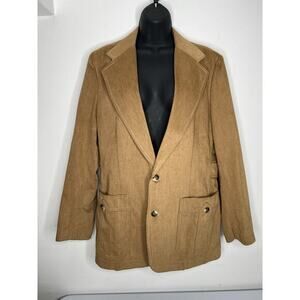 Vintage Made in USA Lee Mens Brown Blazer Size 40R